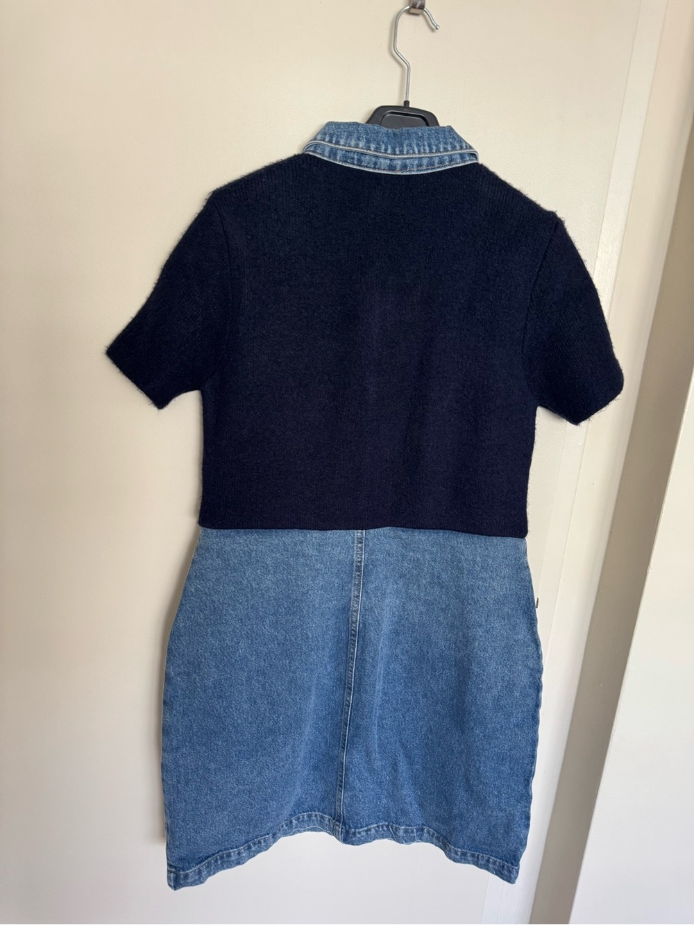 Pilcro Denim Swater Shirt Dress - Size L - BNWT - Picture 10 of 11